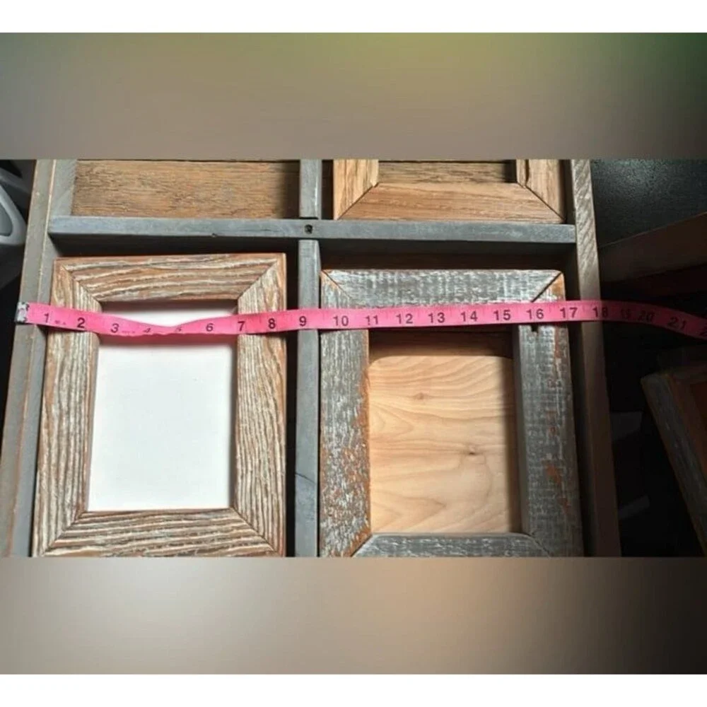Rustic Picture Frame Set of 6